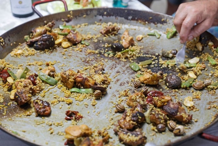 Arroces 'Molino Roca': paella de Rodrigo de la Calle vacía