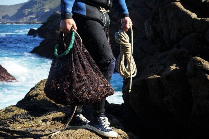 Percebeiros Muxía: saqueto con percebes