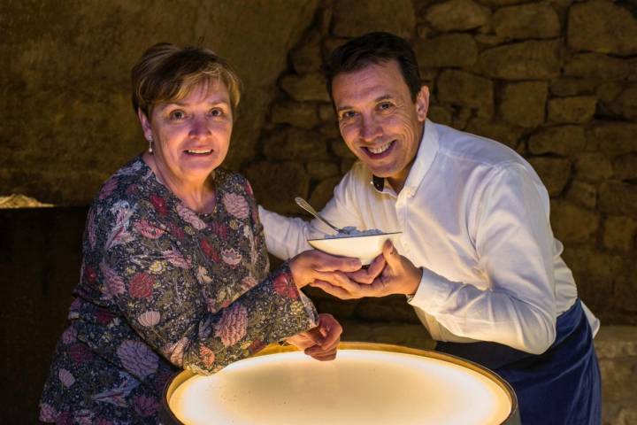 Chef y productor La Rioja: Francis Paniego y María, de Quesos Tondeluna