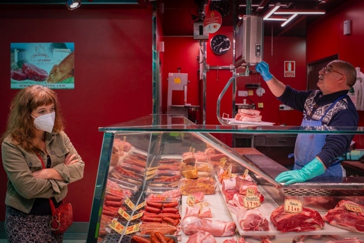 Carnicería del Mercado de Vallehermoso (Madrid)