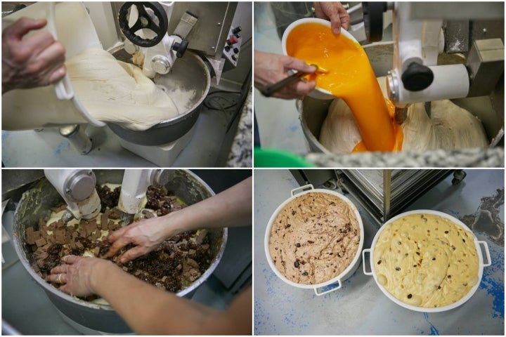 masa madre para hacer el 'panettone'