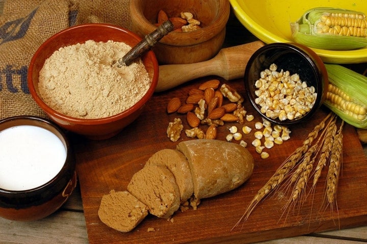 Gofio y la típica 'pella', dulce o salada. Foto: shutterstock.