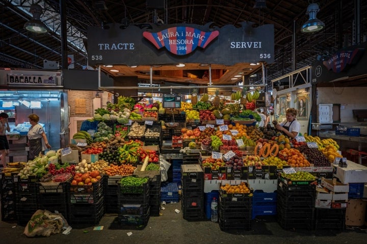 La Boqueria con Arnau Muñío (Barcelona) parada Marc Basora