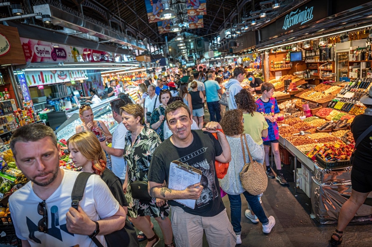 La Boqueria con Arnau Muñío (Barcelona) apertura Arnau en La Boqueria