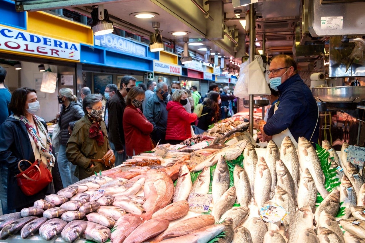 El puesto de pescado y marisco 'Manuel Belman'.