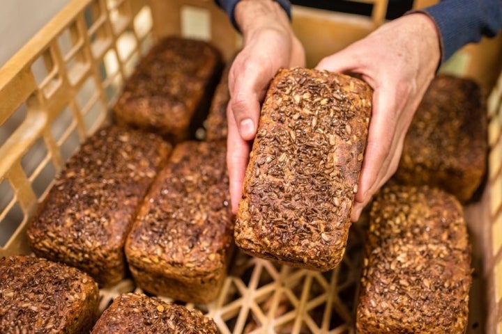 Pan de molde de centeno