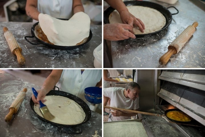 Las jugosas empanadas hay que encargarlas con un día de antelación porque se las quitan de las manos.