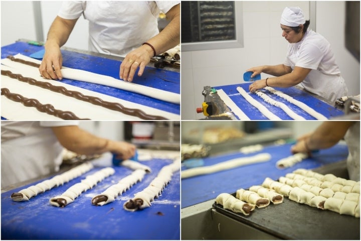 Así se hacen los dulces más queridos de Pamplona.