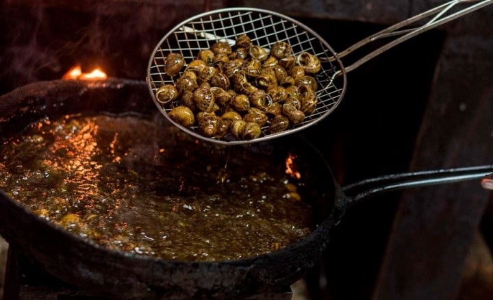 Caracoles en la lumbre, de 'La Dolceta'.