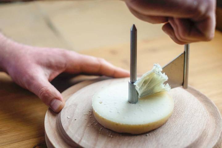 Con este corte se potencia el sabor del queso Musgo lavado.