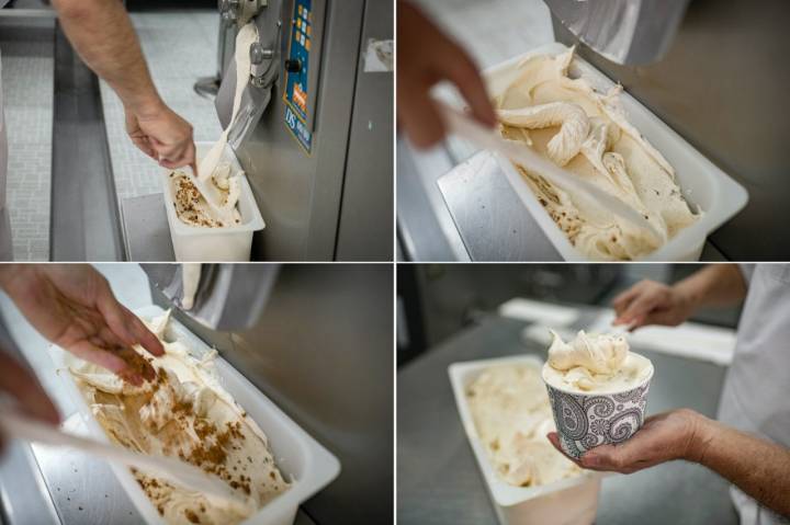 Tartas de queso Montchis: proceso de elaboración de los helados