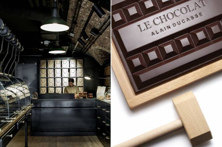 La Manufacturera de Alain Ducasse en París y su chocolate con mazo.