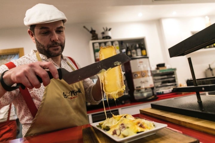 2018_02_15_grande fotografía Eva Máñez)  restaurante La Majada. Raclette “La Majada”