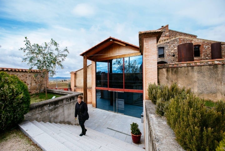 El museo, emplazado en la imponente fábrica de harinas del pueblo.