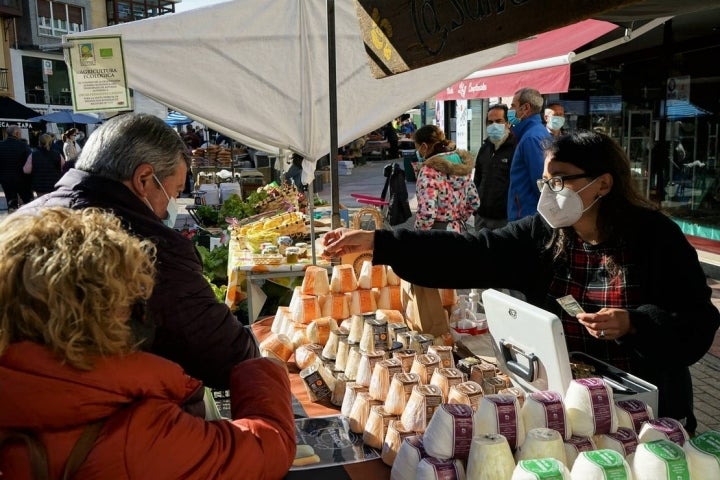 puesto del mercado de grado