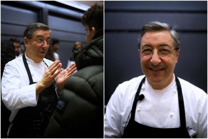 Joan Roca durante su visita a Harvard. Foto: Aaron "Tango" Tang.