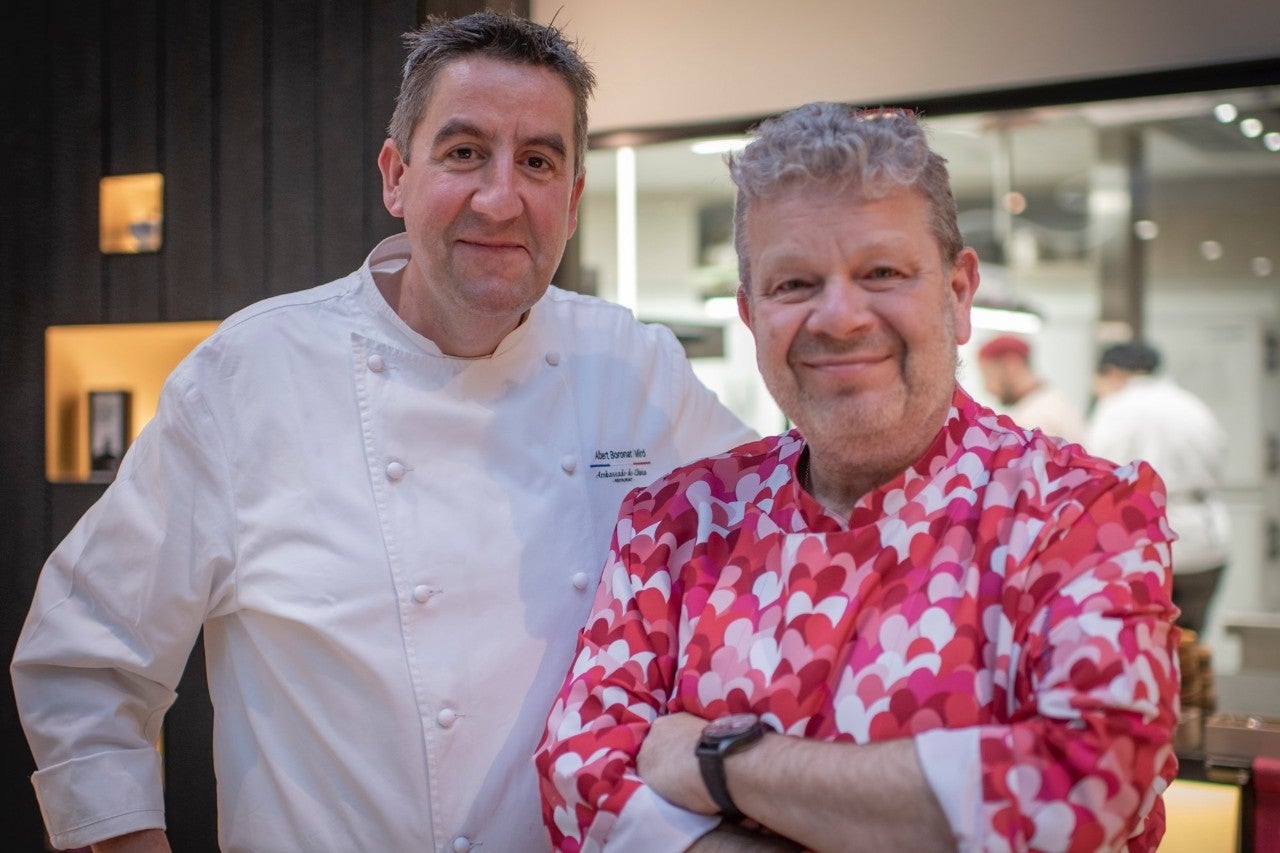 Los chefs Albert Boronat y Alberto Chicote