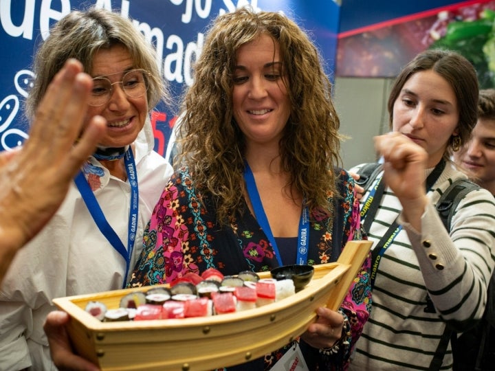 También hubo degustación de 'sushi', donde el gran protagonista fue el atún de almadraba.