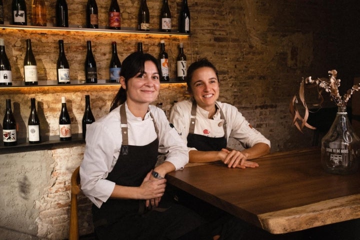 Las chefs Georgina Inglavaga y Guillermina Ianuzzi. Foto: Taula Puntal