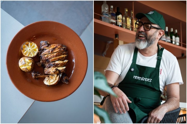 Contramuslo de pollo campero y el chef Rafa Zafra