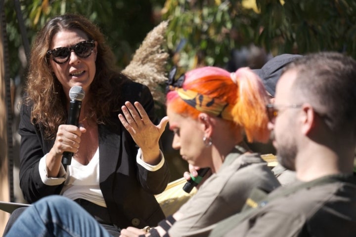 María Ritter durante una mesa redonda en Chefs on Fire Madrid 2025.