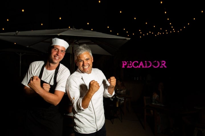 Chiringuito 'Pecador' (Ibiza): Nandu Jubany y el cocinero Matías Coll