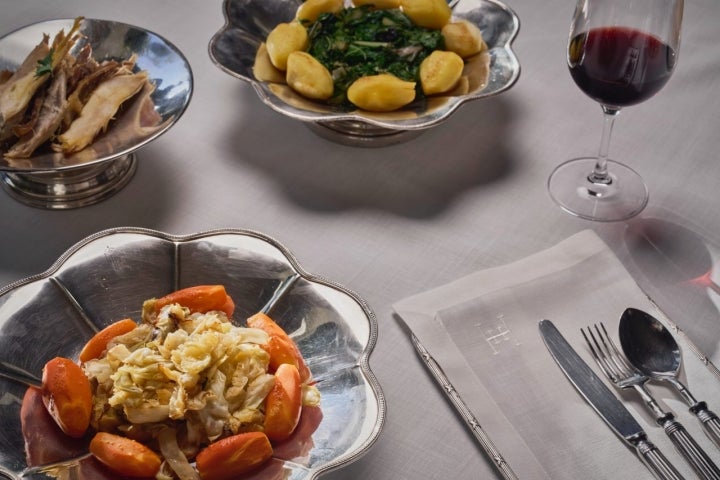 El cocido del restaurante Haroma, del Relais & Châteaux Heritage Hotel, se sirve todos los miércoles de invierno.