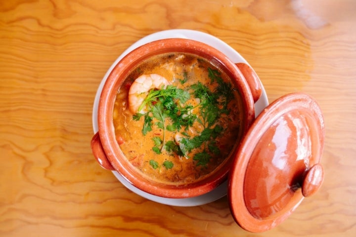 Sopa del restaurante Casa do Gadanha.