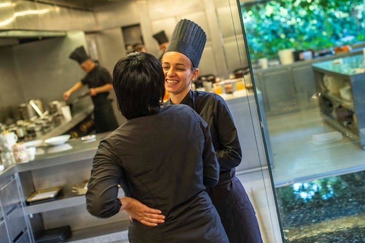 Restaurante 'Les Cols' (historia familiar): Martina Puigvert en cocina