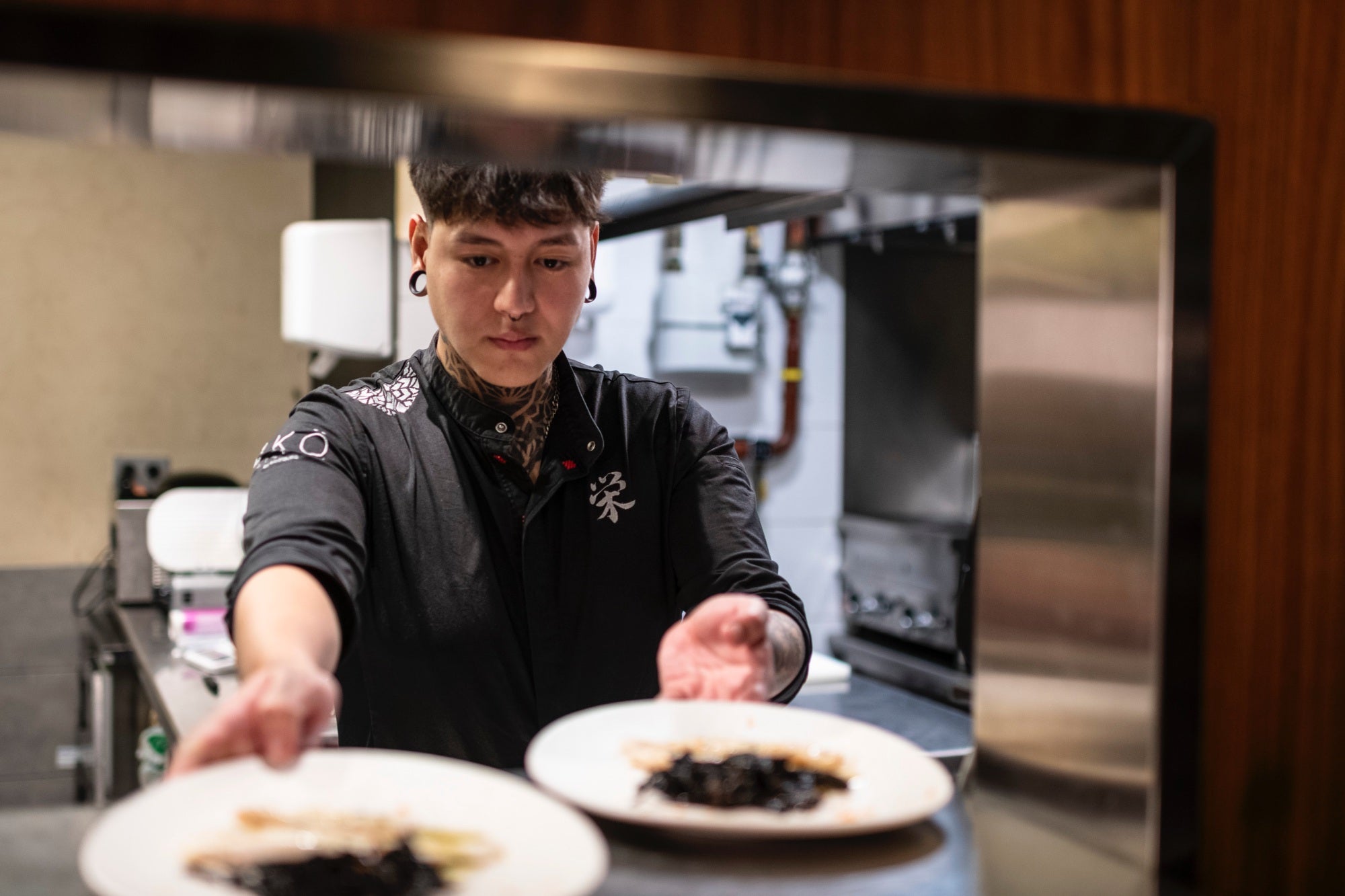 Íñigo Uribe en cocina.