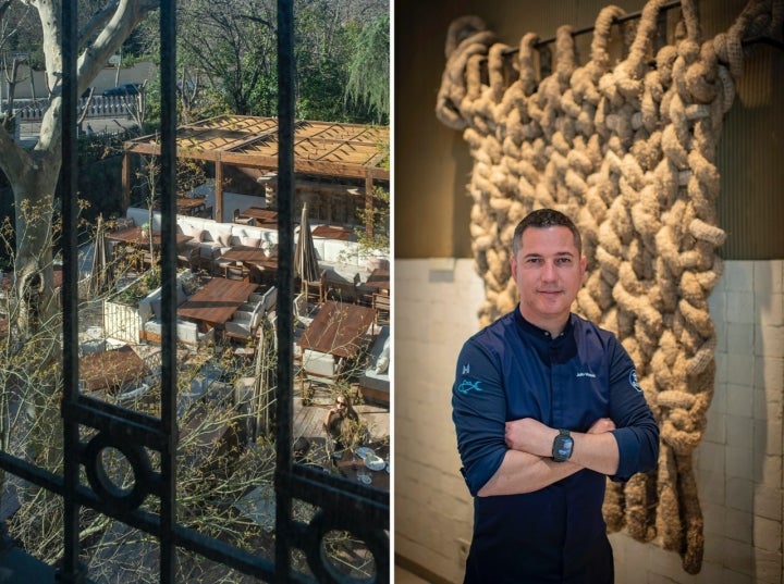 El chef Julio Vázquez en el Campero de Madrid.