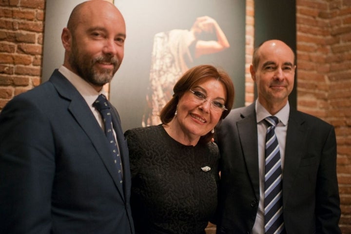 La familia del Rey al completo: Armando, Blanca y Juan Manuel.