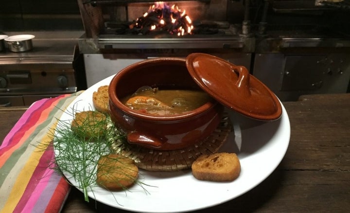 Sopa de pescado Arroenia