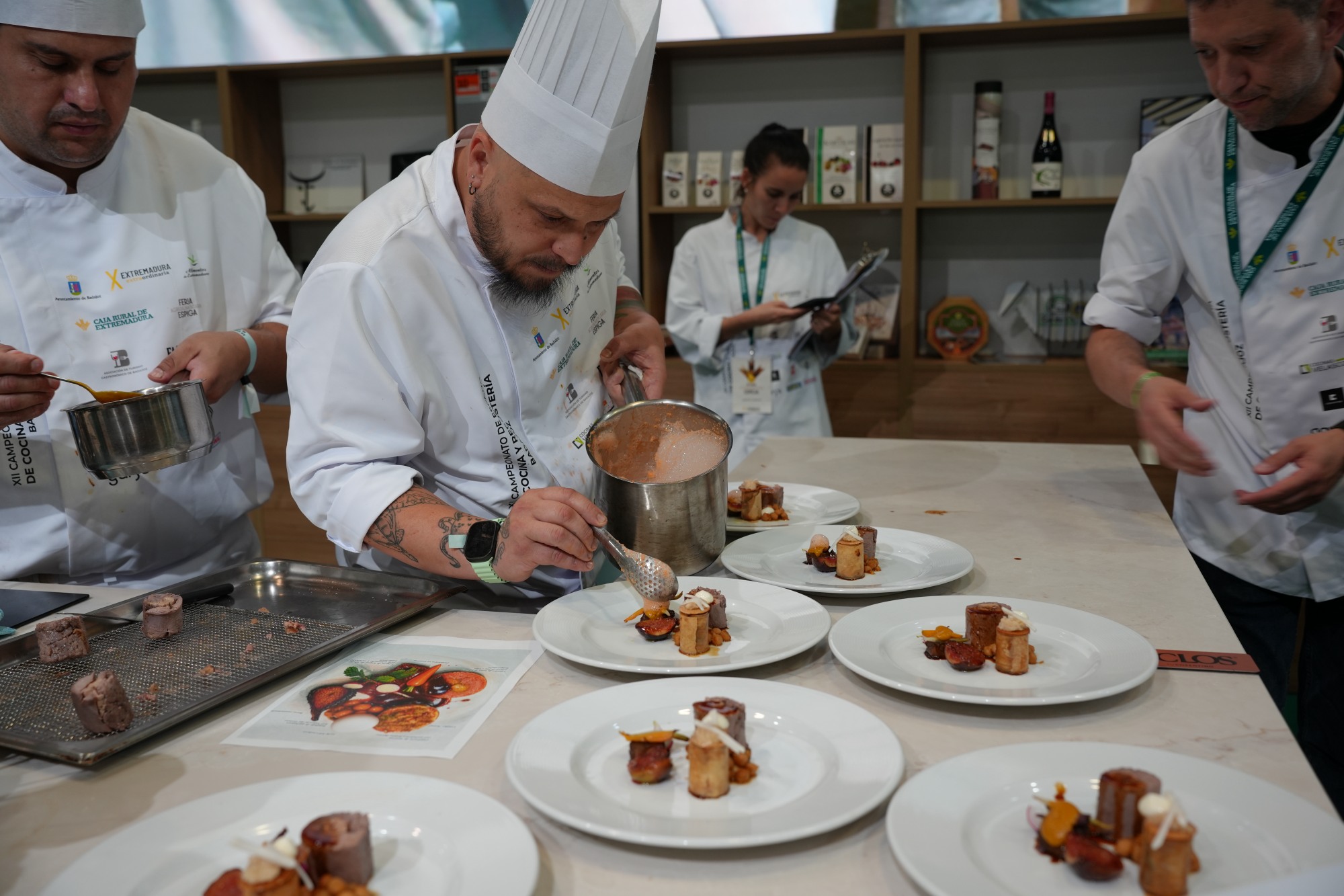 Antonio Luis Falcón, del restaurante Agallas de Mérida consiguió la plata en cocina para Extremadura.
