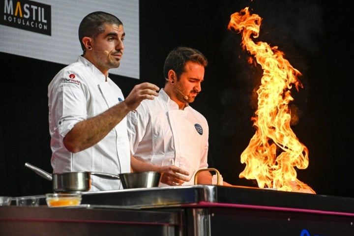 Javier Rivero ('Ama') en el Galicia Fórum Gastronómico 2024.