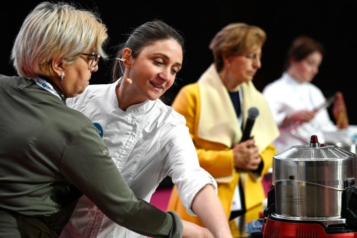 Lucía Freitas en el Galicia Fórum Gastronómico 2024.