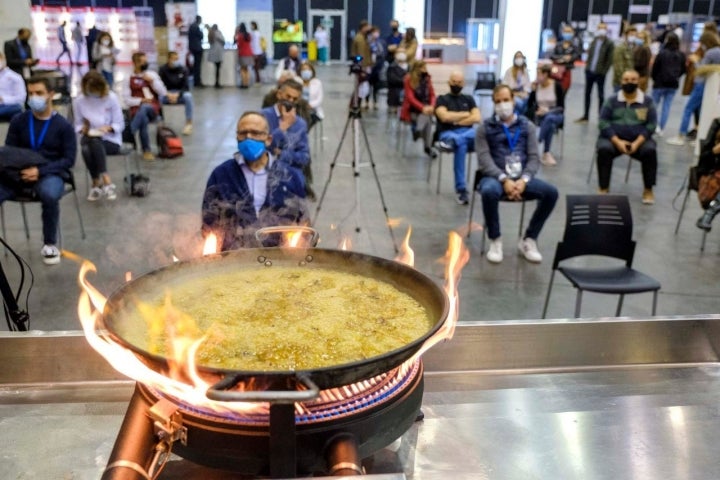 El arroz no podía faltar en la feria valenciana. Foto: Gastrónoma.