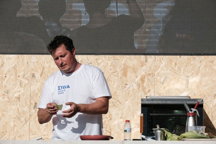 Kiko Moya, cocinero del restaurante L'Escaleta