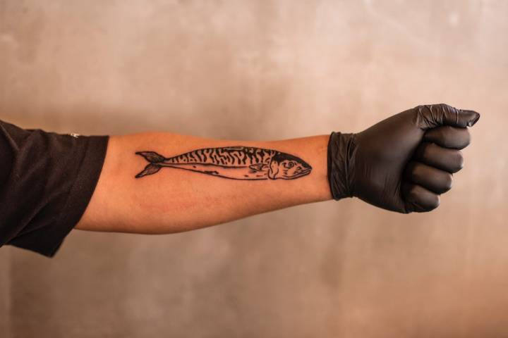 Hasaku Nikkei-tatuaje de una caballa