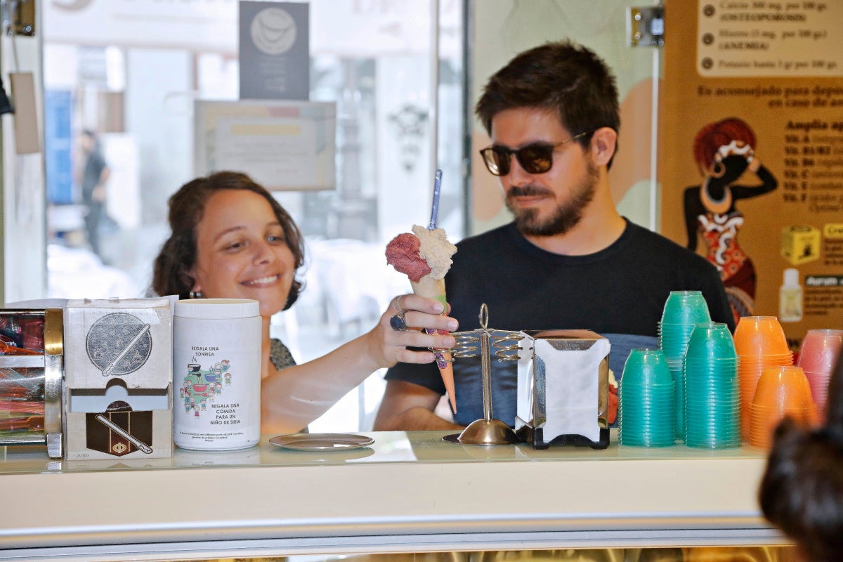 'Sani Sapori' es una de las cada vez más numerosas heladerías veganas de Madrid. Foto: Roberto Ranero.