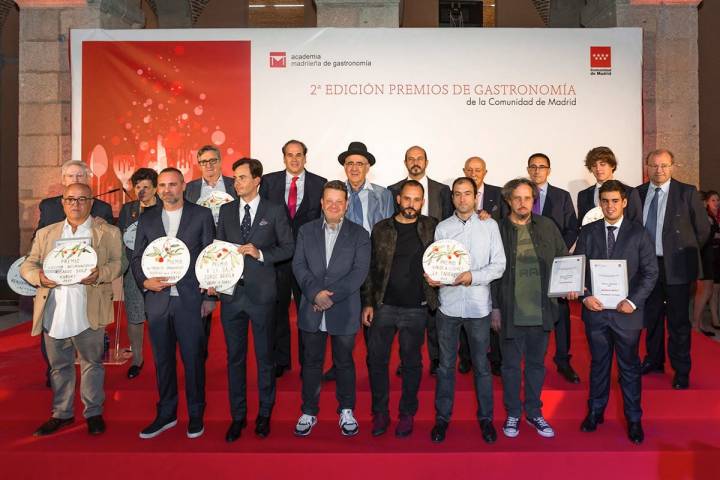 II Premios Gastronomía de Madrid. Foto de familia. Foto: David de Luis