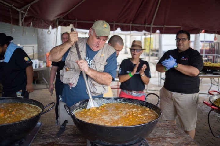 José Andrés en una campaña de WCK en Puerto Rico