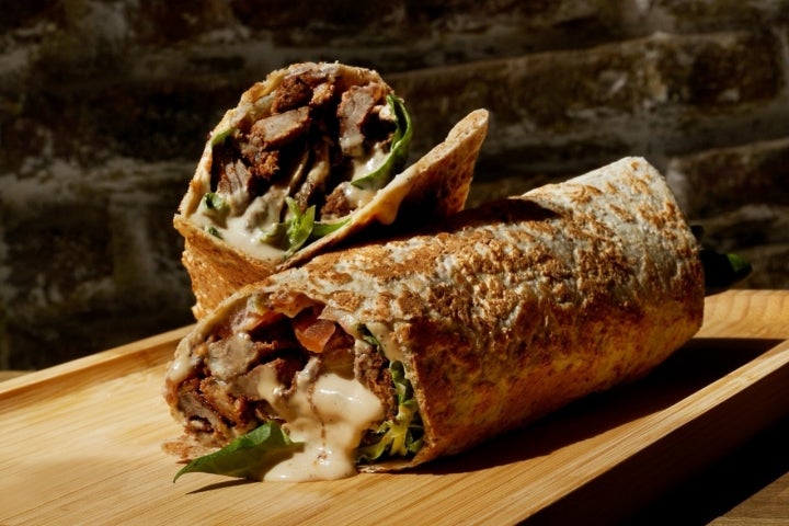 Wrap del restaurante Makan de Madrid.