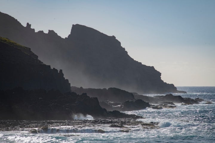 Punta Gaviota, la montaña que da nombre al restaurante.