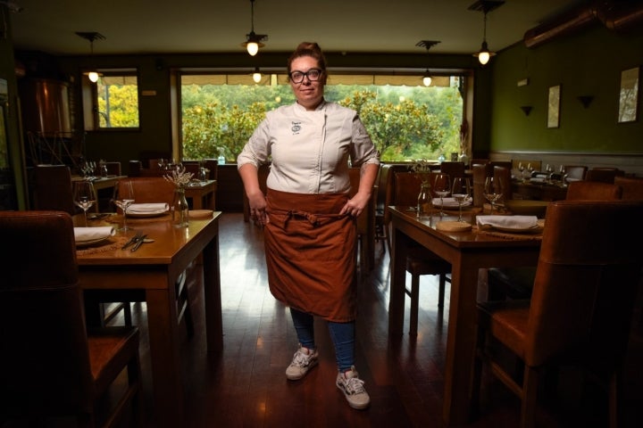Begoña Vázquez, chef de 'Regueiro da Cova'.