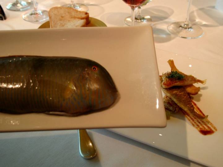 El pez loro de Carme Ruscalleda. Foto: Sara Cucala.