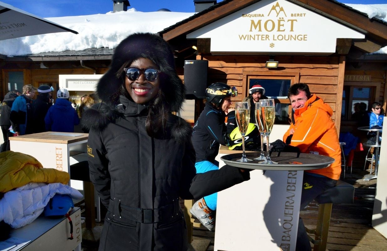 Moët Chandon Lounge. Baqueira Beret. Valle de Arán. Pirineo Lérida. Lleida. Foto: Alfredo Merino