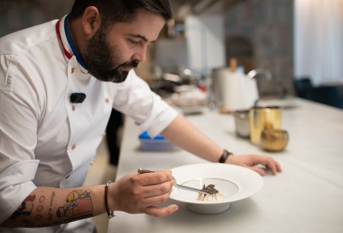 Juanlu fusiona en su restaurante la cocina francesa con la gaditana.