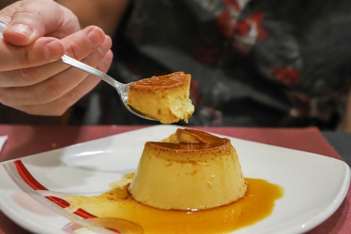 flan de huevo meson martin