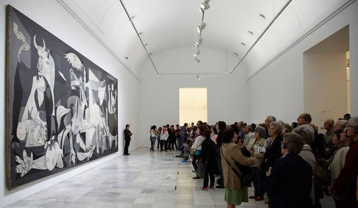 El 'Guernica', de Pablo Picasso, expuesto en el Museo Reina Sofía. Foto Cedidas.